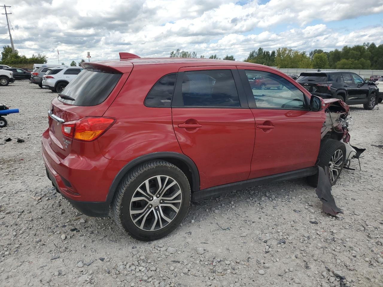 2018 Mitsubishi Outlander Sport Es red null gas JA4AP3AW6JU021816 photo #4