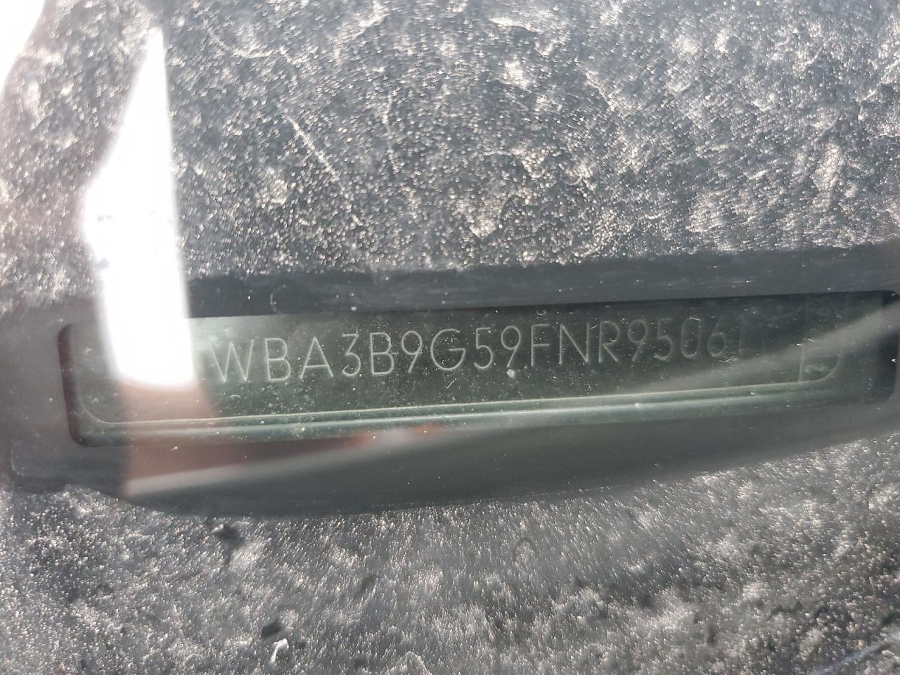 2015 BMW 335 Xi VIN: WBA3B9G59FNR95061 Lot: 82092535