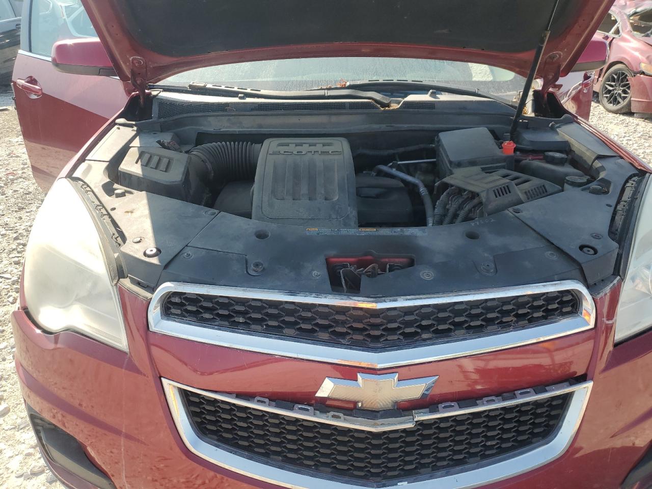 2GNALBEK7E6217617 CHEVROLET EQUINOX 2014 RED Photo 12