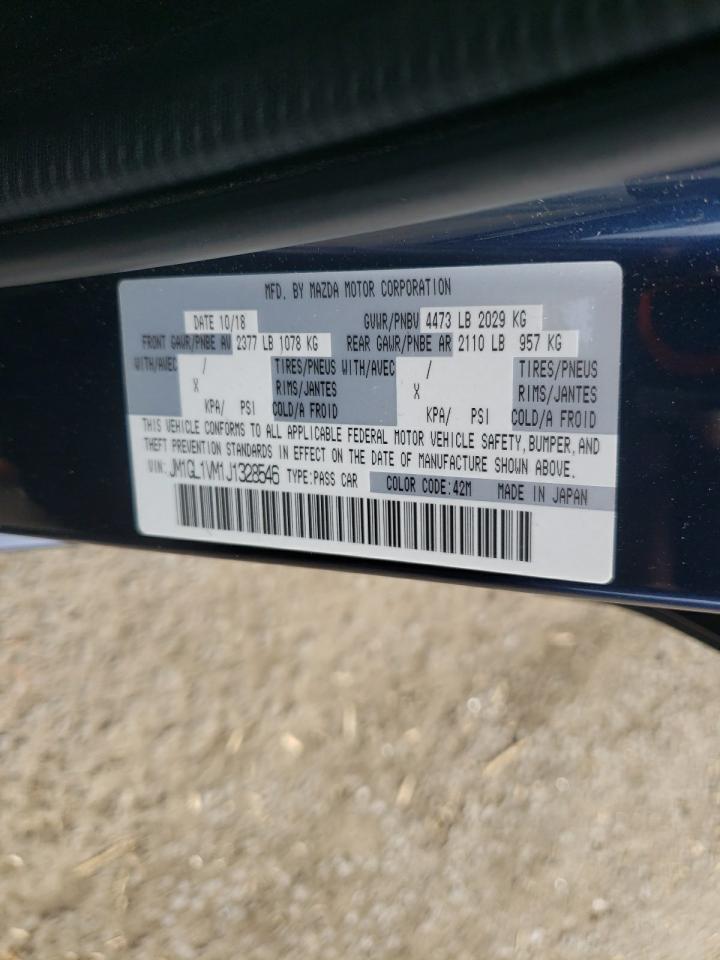 2018 Mazda 6 Touring VIN: JM1GL1VM1J1328546 Lot: 80833495