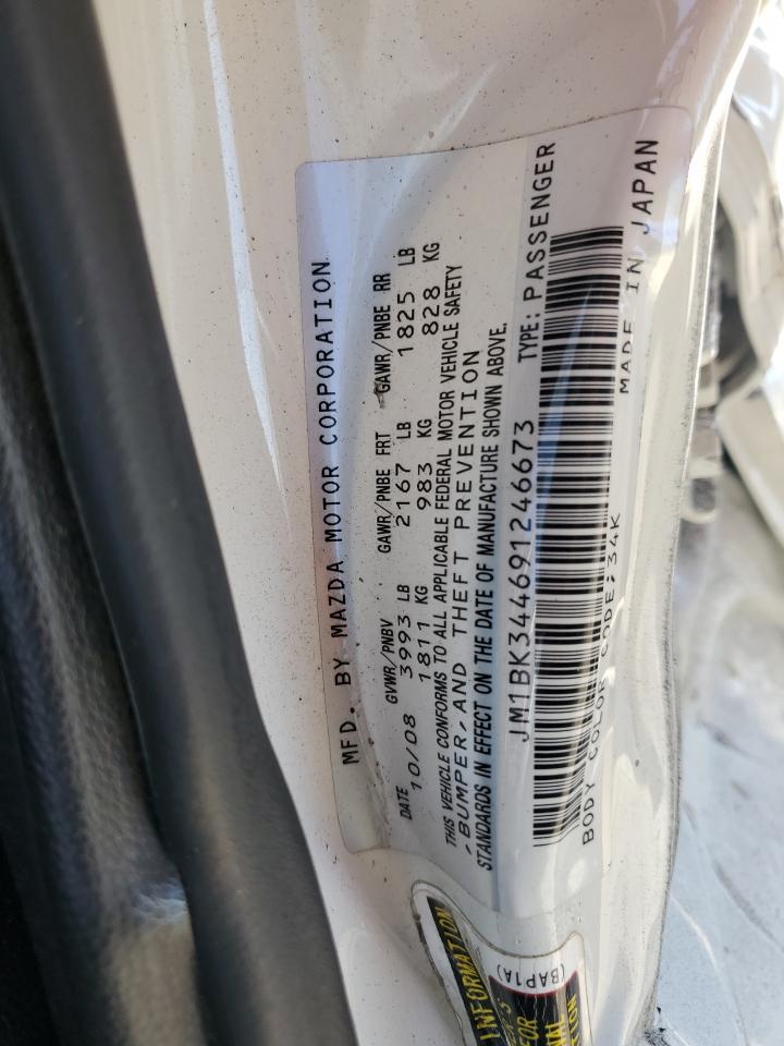 2009 Mazda 3 S VIN: JM1BK344691246673 Lot: 80924605