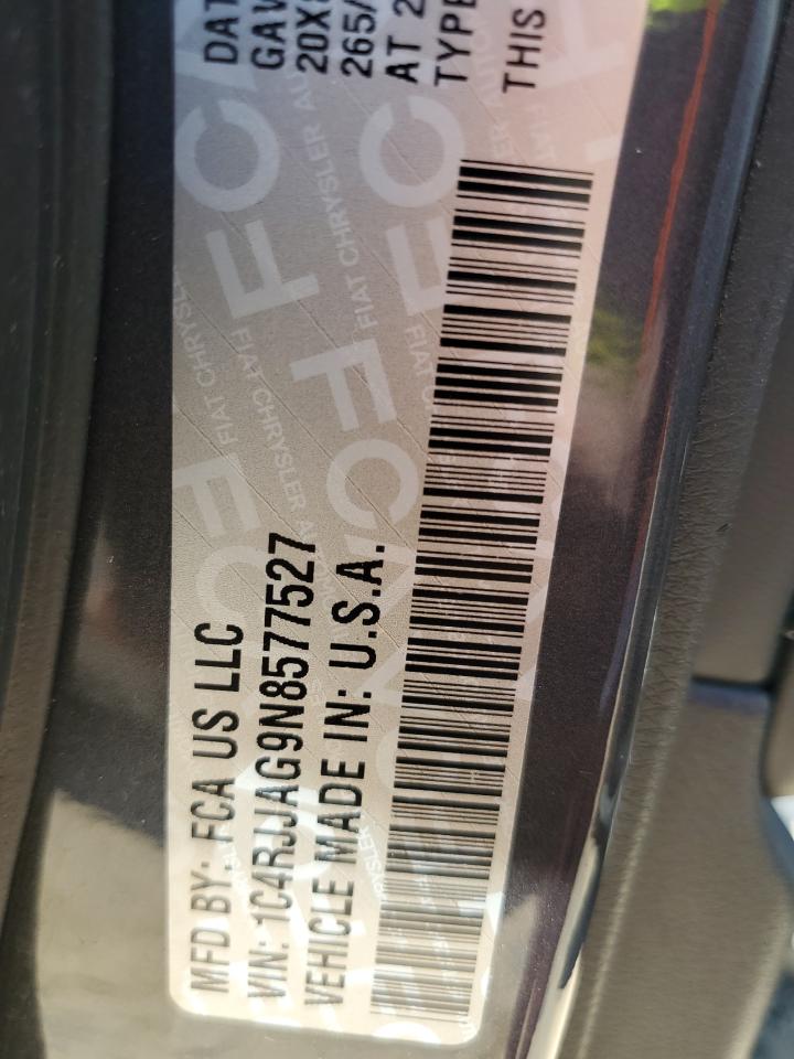 2022 Jeep Grand Cherokee L Laredo VIN: 1C4RJJAG9N8577527 Lot: 70040355