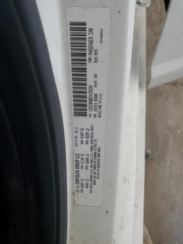 2012 Chrysler 200 Lx VIN: 1C3CCBAB8CN135254 Lot: 84537715