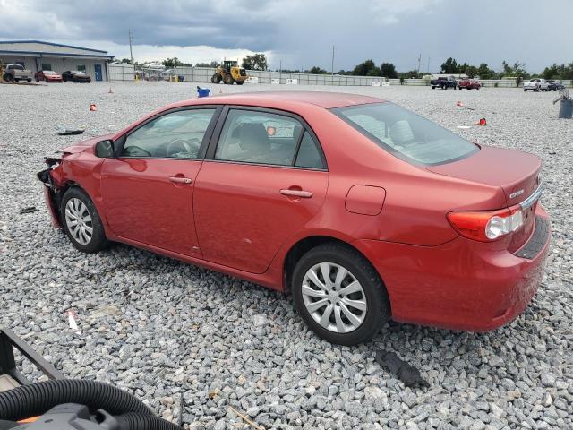  TOYOTA COROLLA 2012 Czerwony