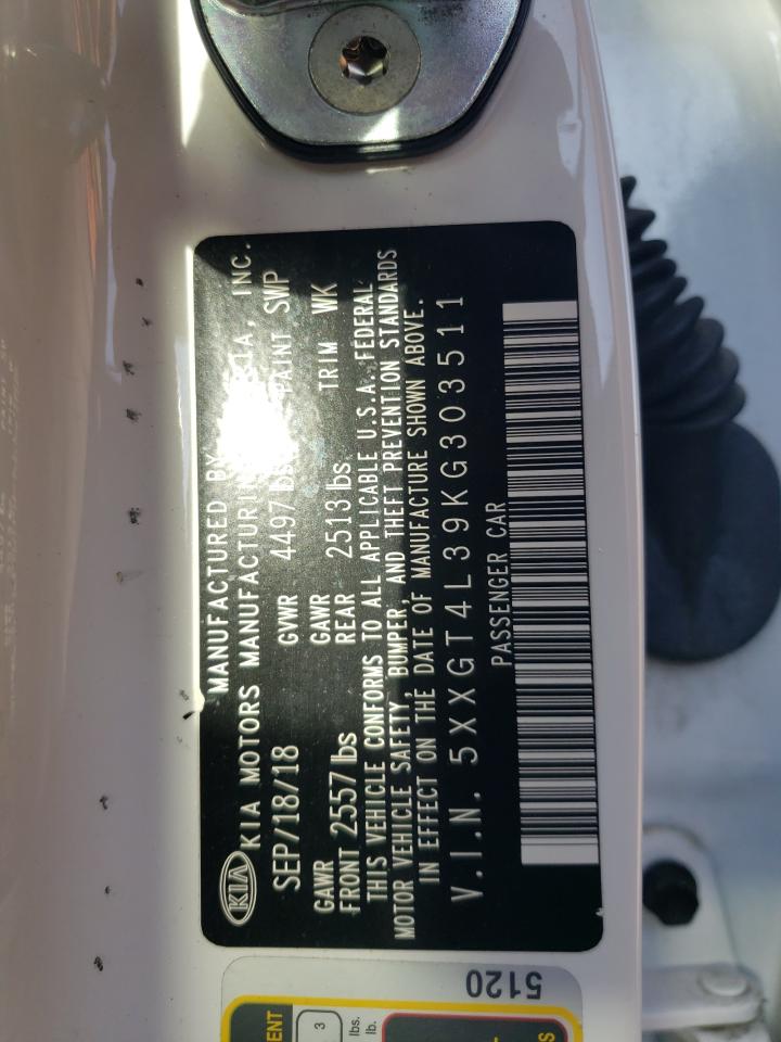 2019 Kia Optima Lx VIN: 5XXGT4L39KG303511 Lot: 81627215