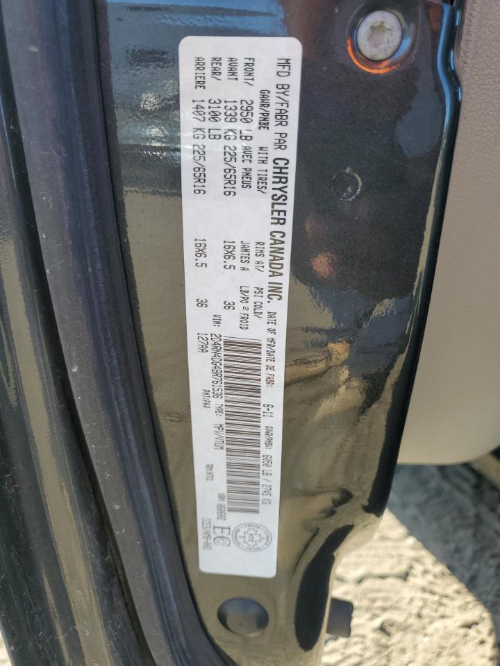 2011 Dodge Grand Caravan Express VIN: 2D4RN4DG4BR761536 Lot: 70197365