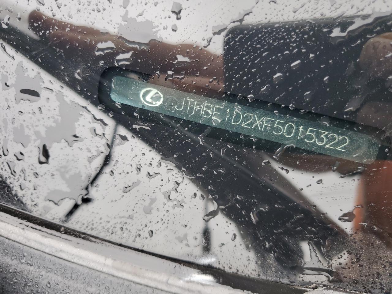 2015 Lexus Is 350 VIN: JTHBE1D2XF5015322 Lot: 80131385