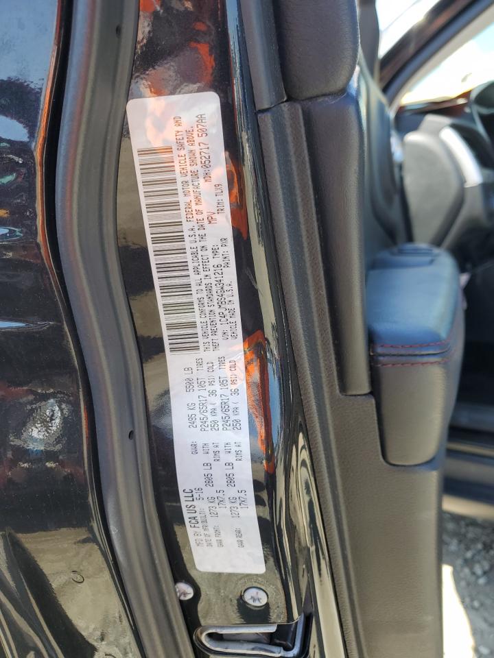 2016 Jeep Cherokee Trailhawk VIN: 1C4PJMBS4GW341216 Lot: 81330505