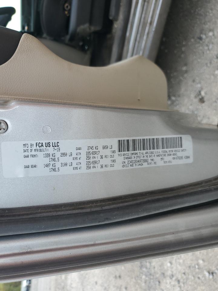 2019 Dodge Grand Caravan Se VIN: 2C4RDGBG4KR726662 Lot: 81672145