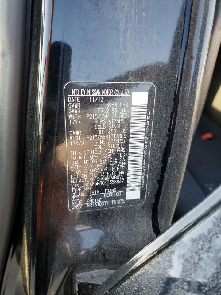 2014 Nissan Juke S VIN: JN8AF5MR0ET358847 Lot: 84197445