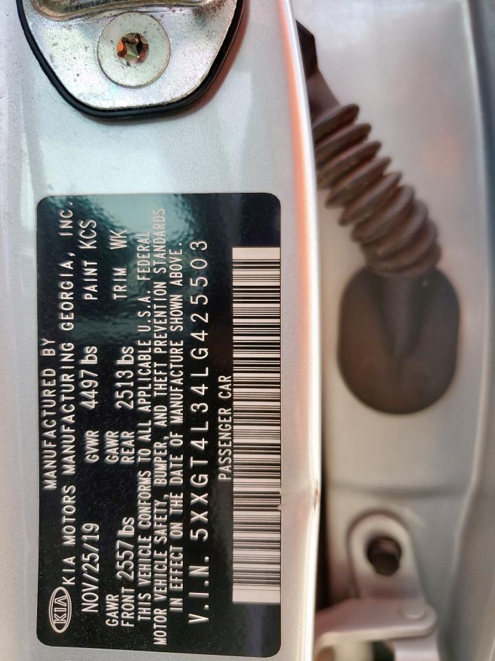 2020 Kia Optima Lx VIN: 5XXGT4L34LG425503 Lot: 71254195