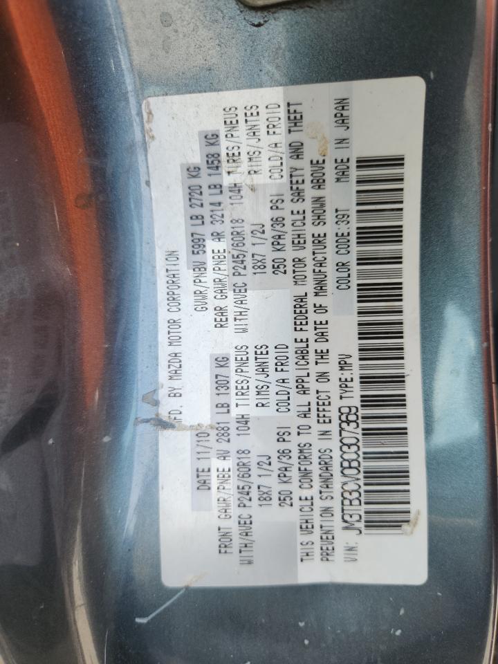 2011 Mazda Cx-9 VIN: JM3TB3CV0B0307369 Lot: 71639745