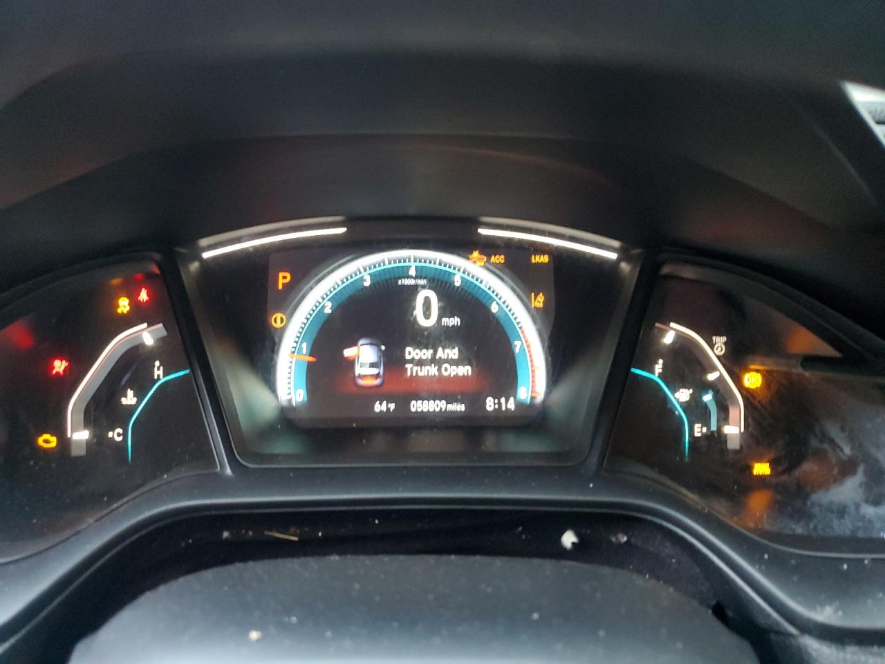 2019 Honda Civic Lx VIN: 19XFC2F68KE016188 Lot: 71218425