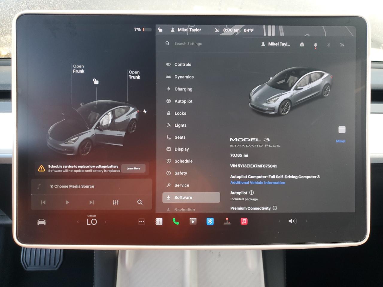 2021 Tesla Model 3 VIN: 5YJ3E1EA7MF875041 Lot: 80198185
