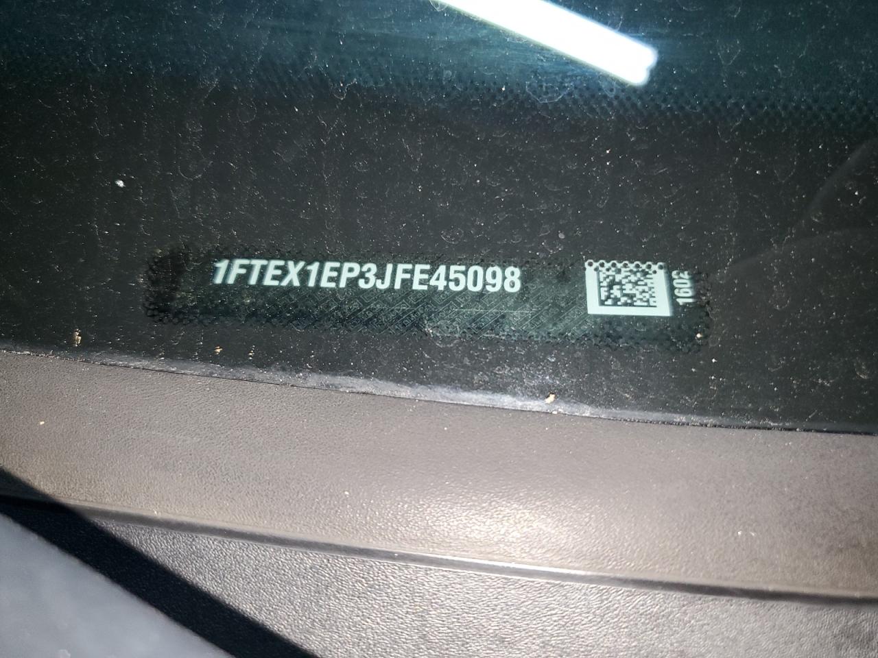 2018 Ford F150 Super Cab VIN: 1FTEX1EP3JFE45098 Lot: 81221405