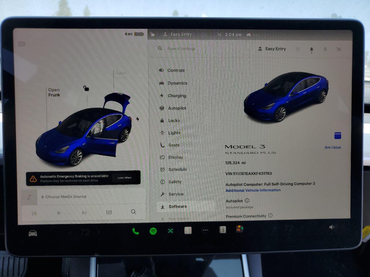 2019 Tesla Model 3 VIN: 5YJ3E1EAXKF431763 Lot: 70390085