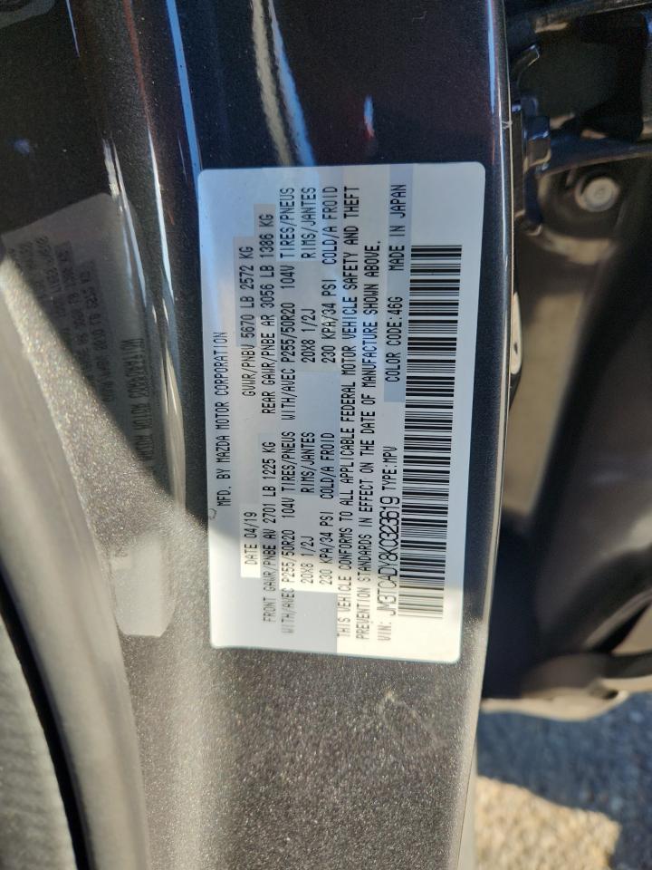 2019 Mazda Cx-9 Grand Touring VIN: JM3TCADY8K0323619 Lot: 71306645