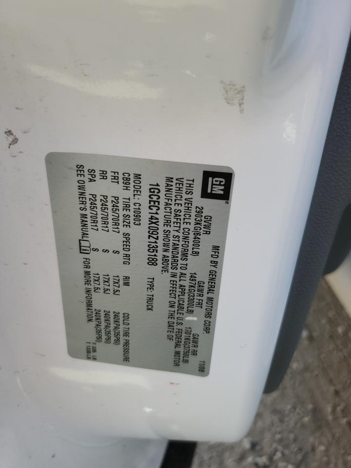 2009 Chevrolet Silverado C1500 VIN: 1GCEC14X09Z135188 Lot: 80098045