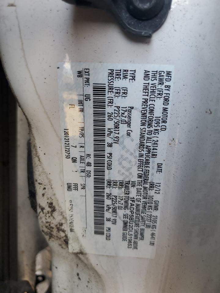 2013 Ford C-Max Sel VIN: 1FADP5BU2DL519653 Lot: 84383335