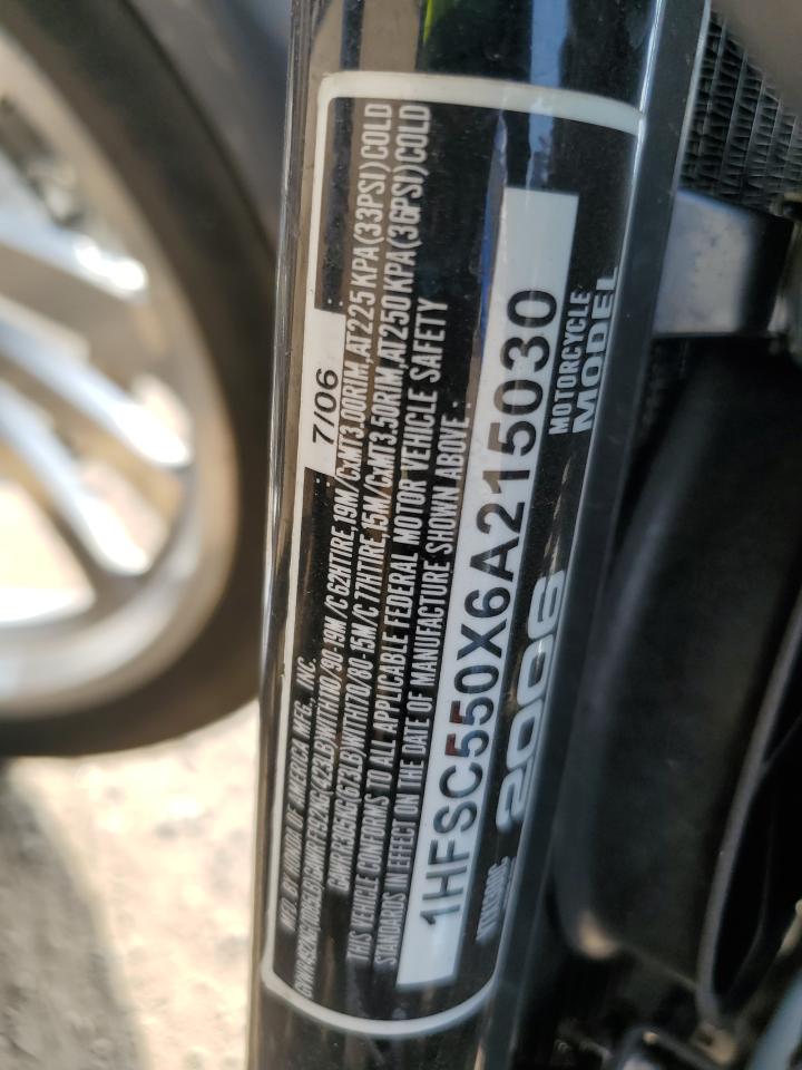 2006 Honda Vtx1300 C VIN: 1HFSC550X6A215030 Lot: 94375735