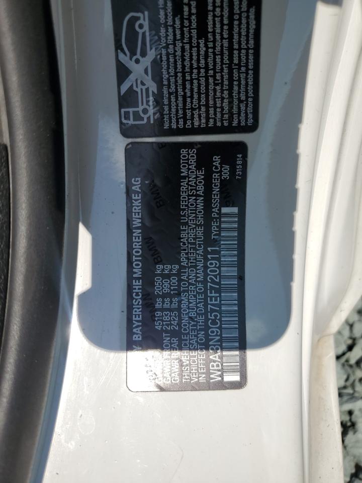 2014 BMW 428 Xi VIN: WBA3N9C57EF720911 Lot: 80634825