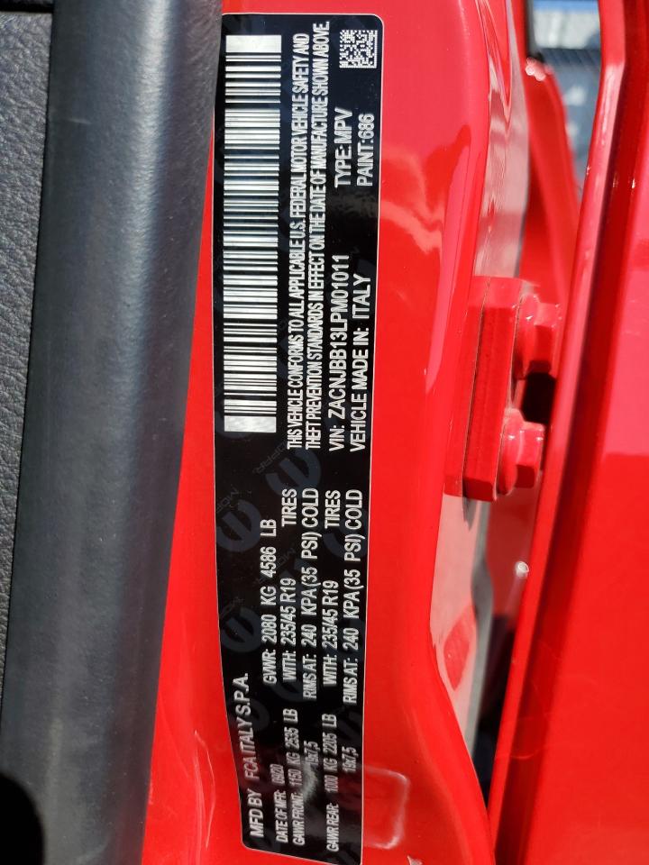 2020 Jeep Renegade Latitude VIN: ZACNJBB13LPM01011 Lot: 81408025