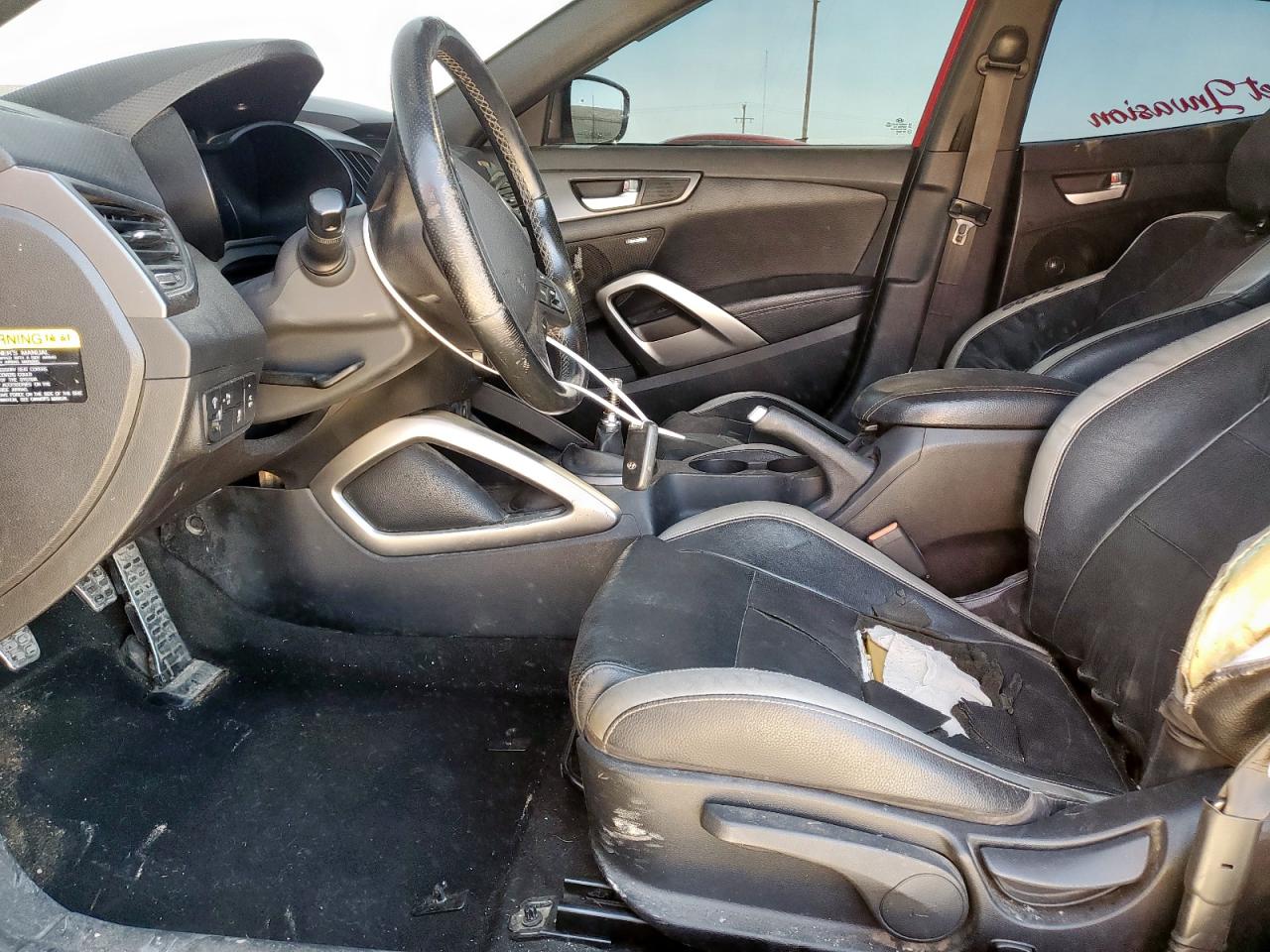 2016 Hyundai Veloster Turbo VIN: KMHTC6AE9GU292537 Lot: 84834555