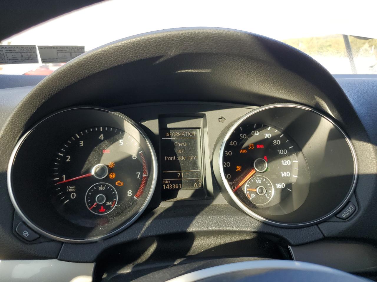 2012 Volkswagen Golf VIN: WVWDB7AJXCW354539 Lot: 71591355