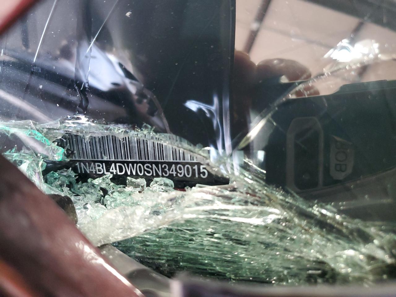 2025 Nissan Altima Sv VIN: 1N4BL4DW0SN349015 Lot: 85500675