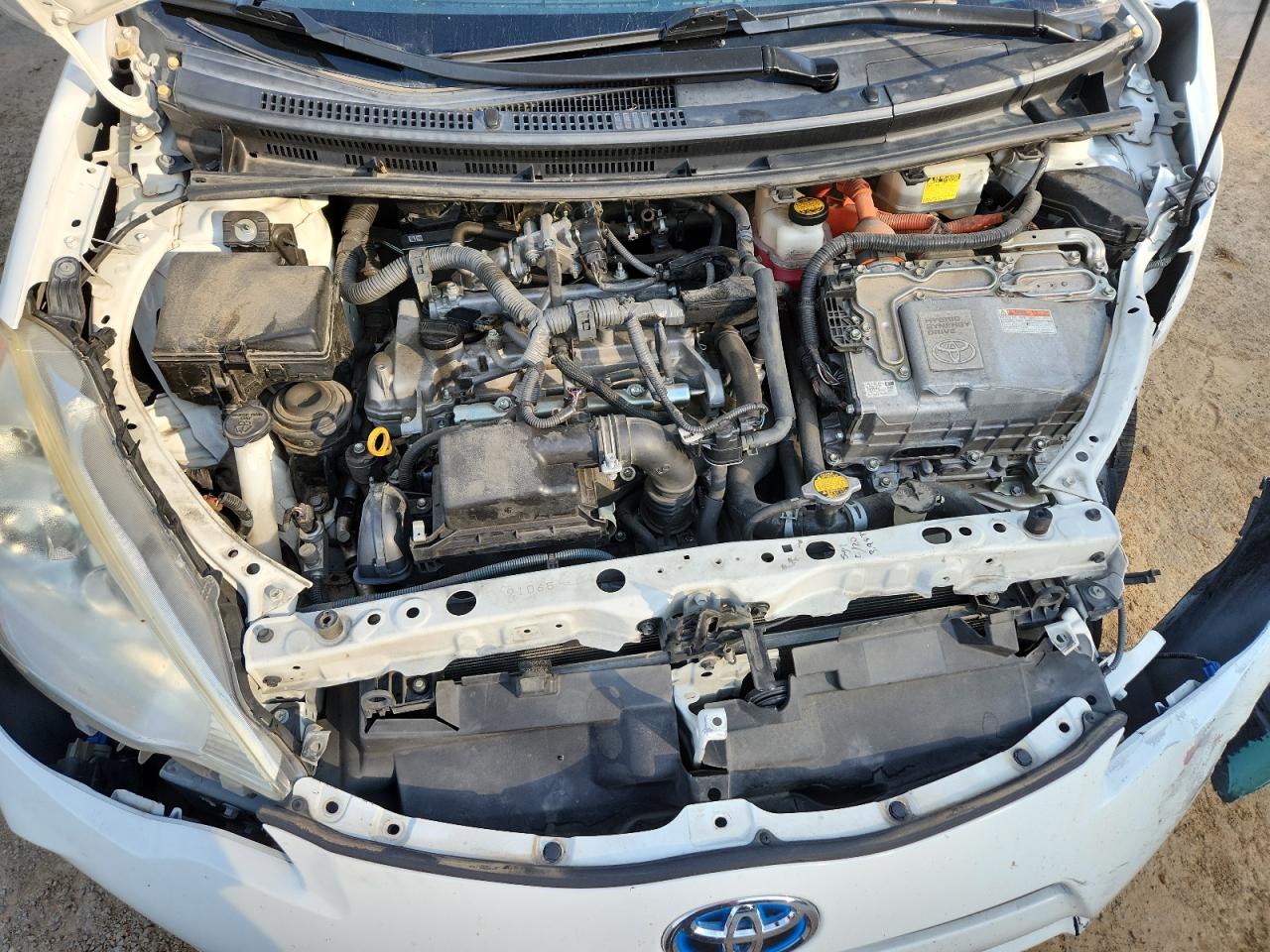 2013 Toyota Prius C VIN: JTDKDTB37D1536823 Lot: 80711805