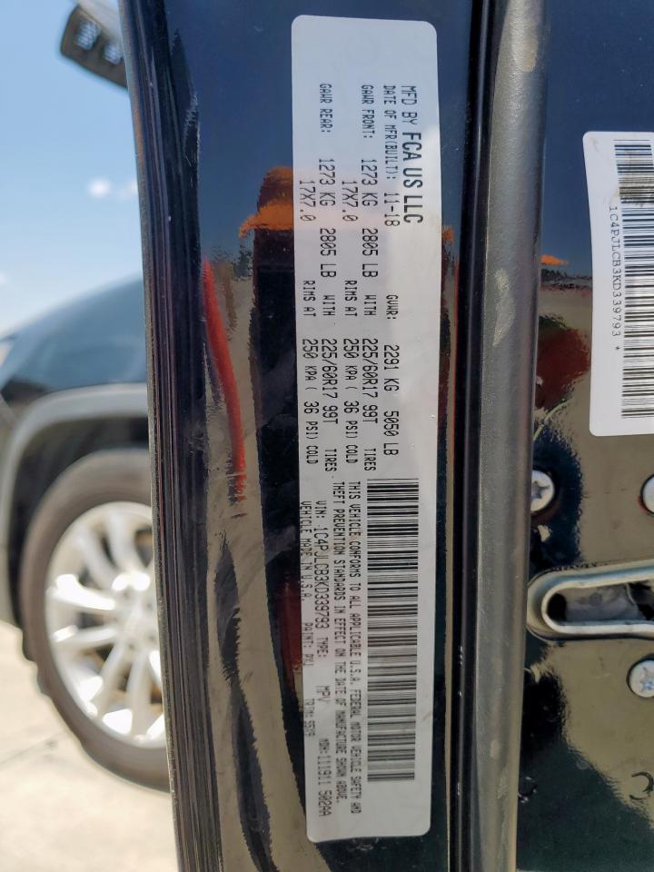 2019 Jeep Cherokee Latitude VIN: 1C4PJLCB3KD339793 Lot: 80649325