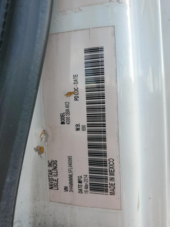 2015 International 4000 4300 VIN: 3HAMMMML5FL040065 Lot: 80288355