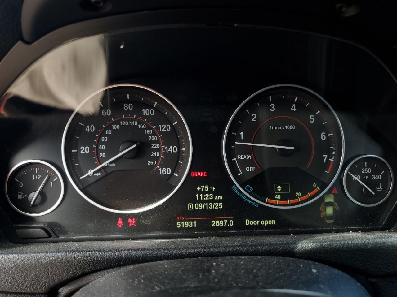 2013 BMW 328 I VIN: WBA3A5C50DF453260 Lot: 80794525