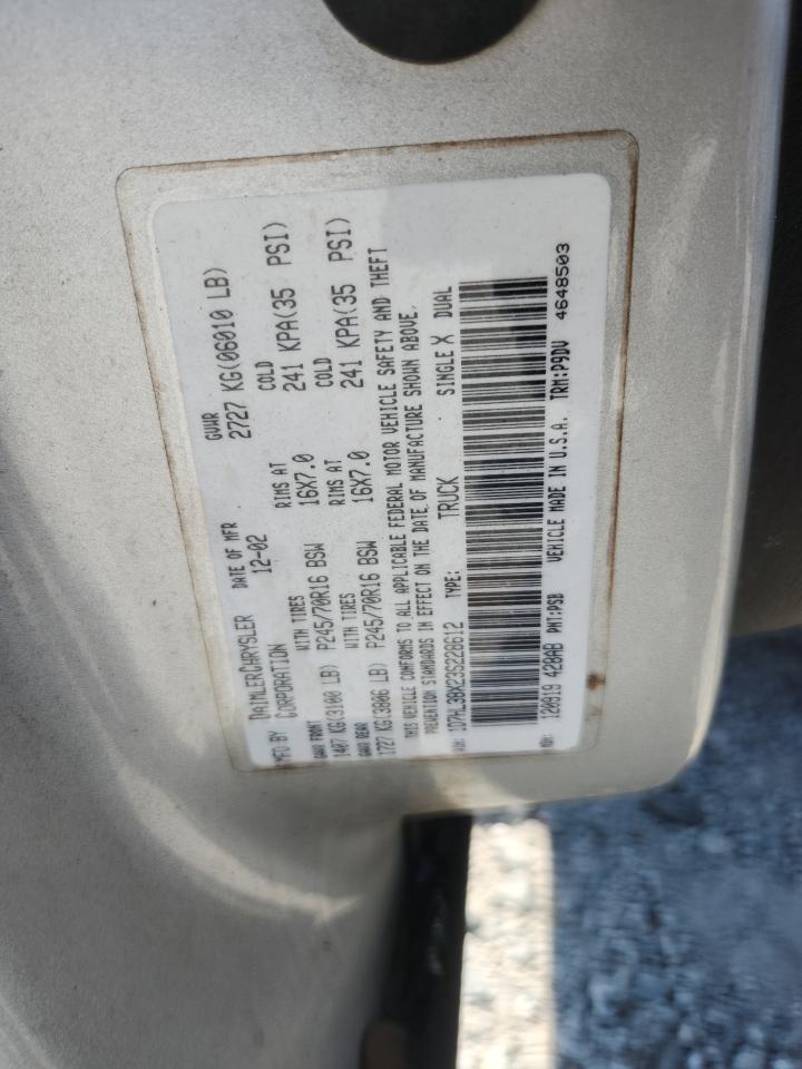 2003 Dodge Dakota Quad Sport VIN: 1D7HL38X23S228612 Lot: 80368195