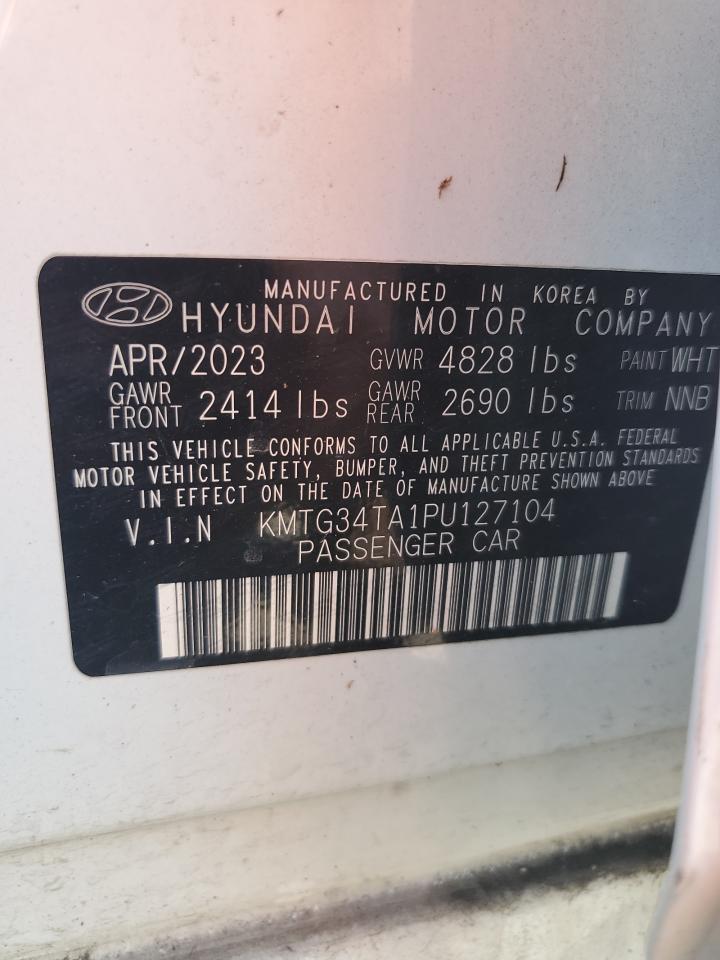 2023 Genesis G70 Base VIN: KMTG34TA1PU127104 Lot: 80328925