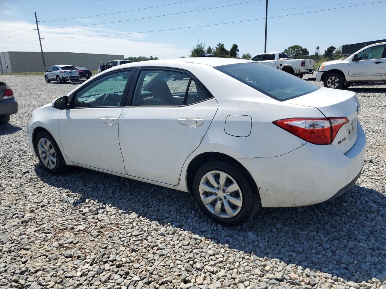 2015 Toyota Corolla L white null gas 5YFBURHE7FP262517 photo #3