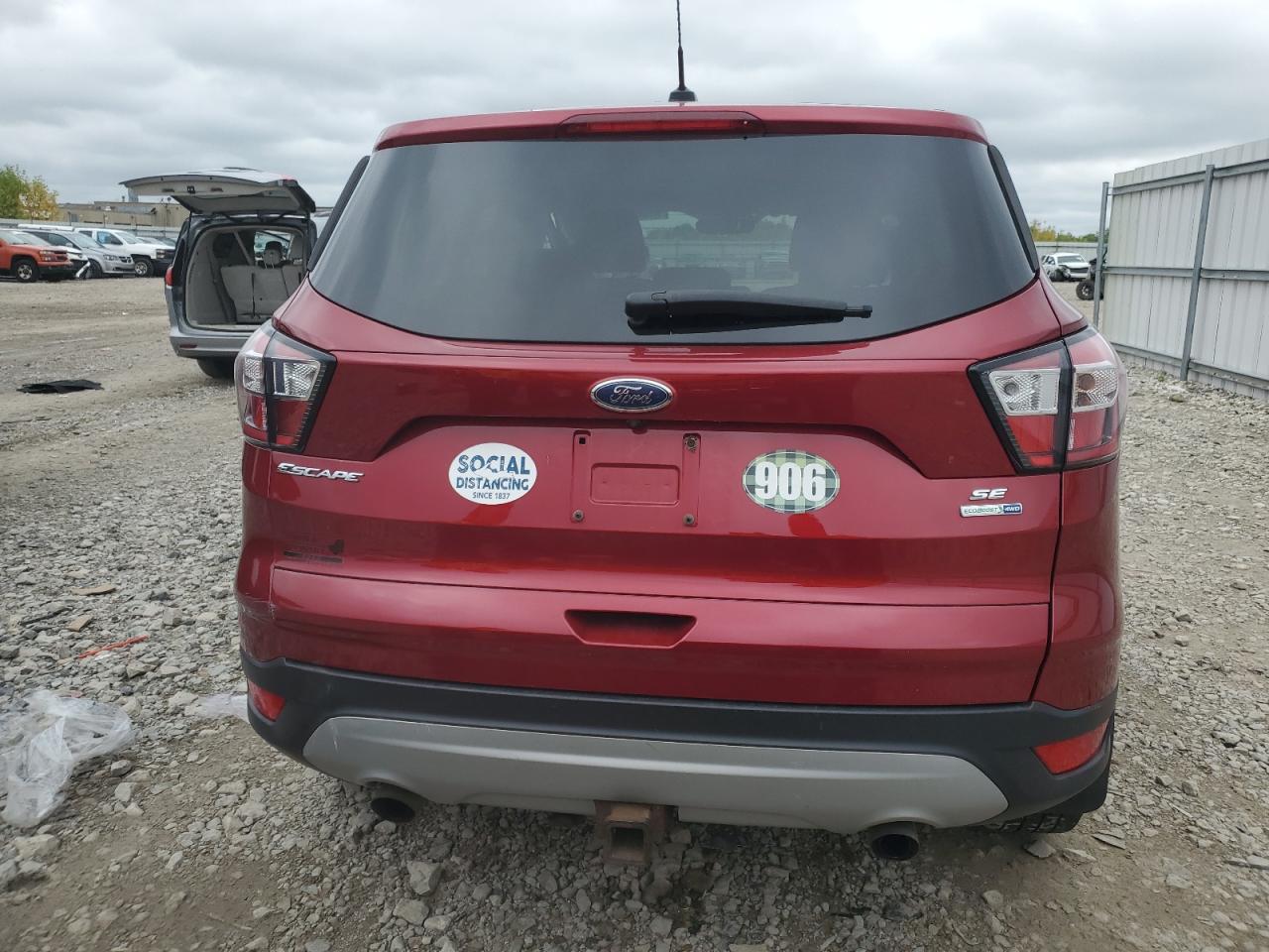 2017 Ford Escape Se VIN: 1FMCU9G90HUD06349 Lot: 81647885