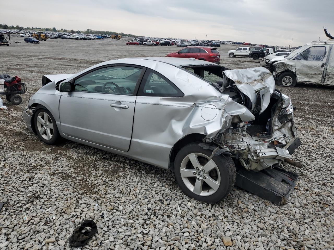 2008 Honda Civic Exl silver null gas 2HGFG129X8H546711 photo #3