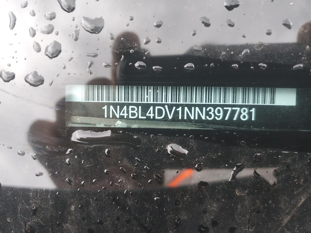 2022 Nissan Altima Sv VIN: 1N4BL4DV1NN397781 Lot: 81855045