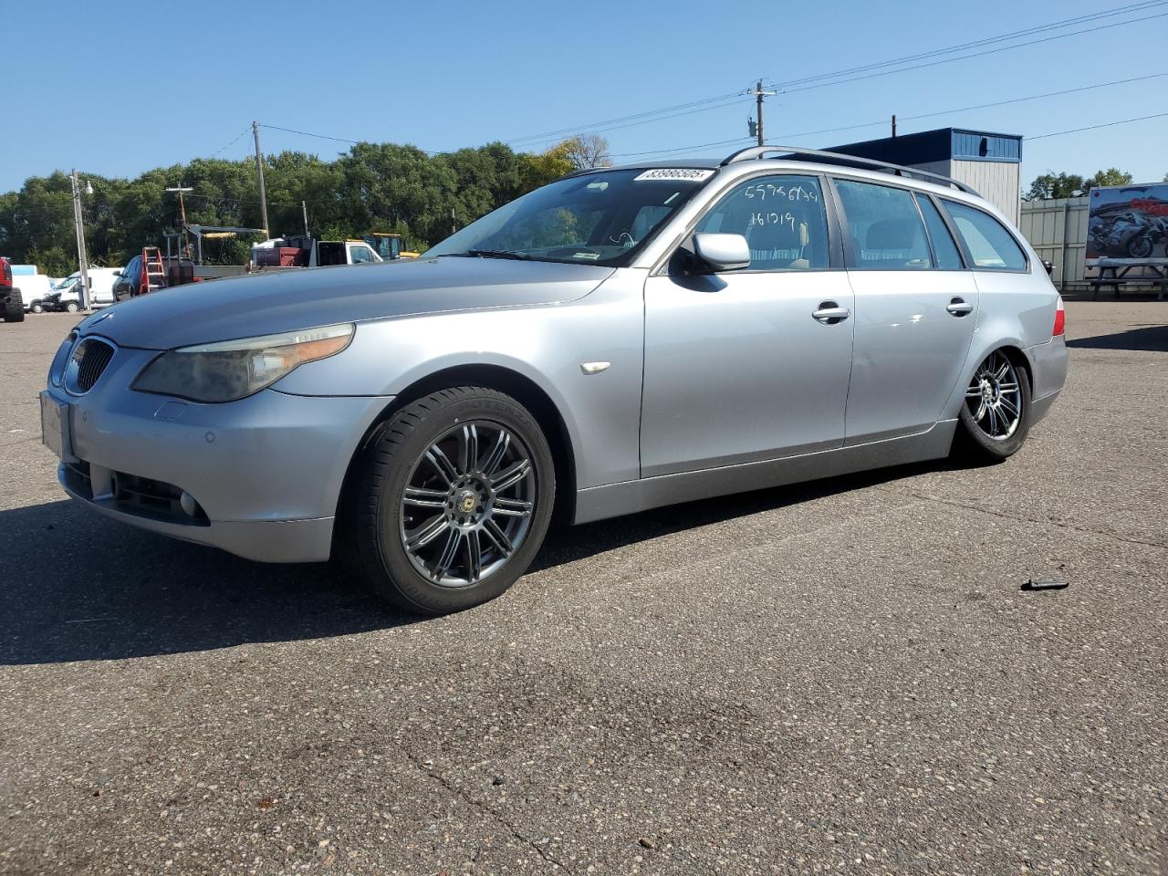 2007 BMW 530 Xit grey null gas WBANN73597CN04723 photo #1