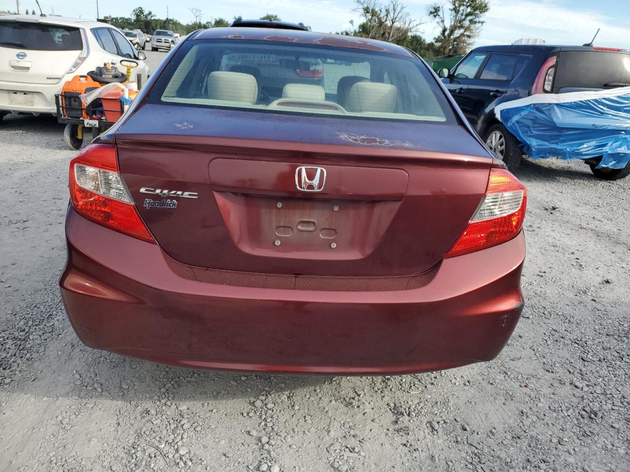 2012 Honda Civic Lx VIN: 2HGFB2F57CH572705 Lot: 81673795