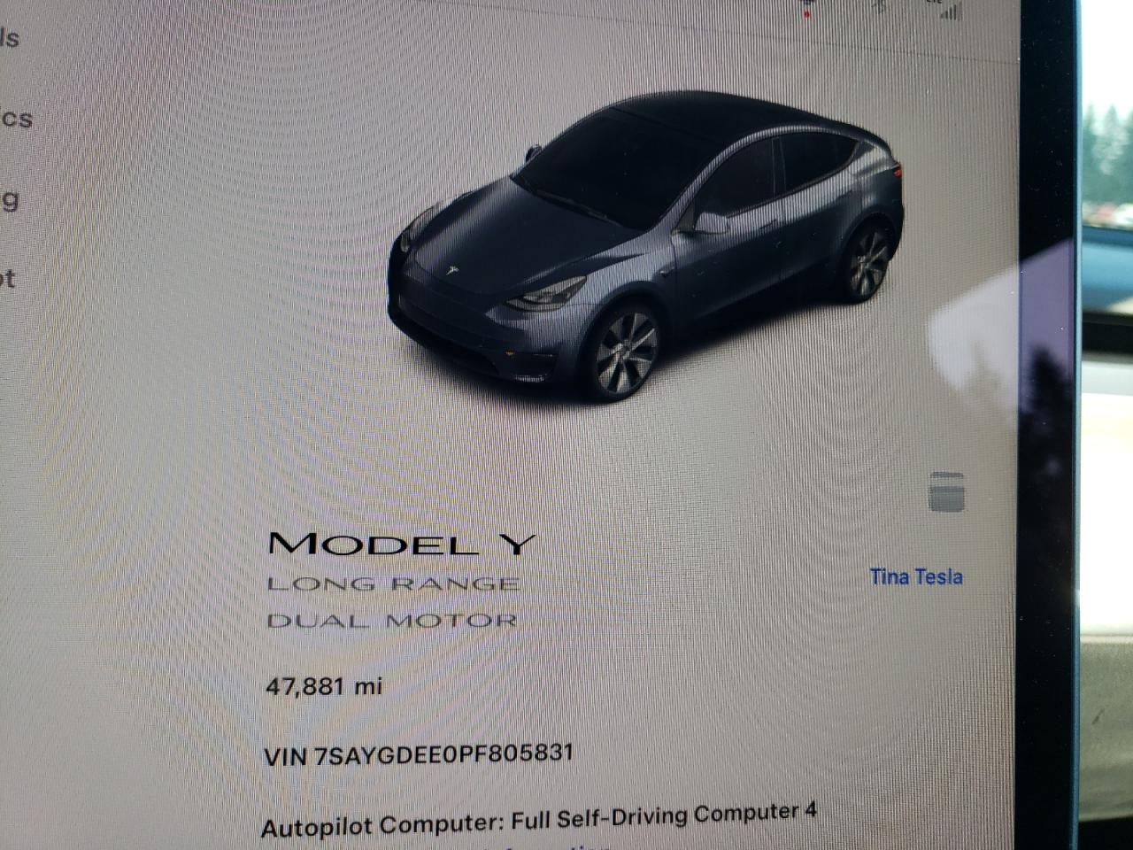 2023 Tesla Model Y VIN: 7SAYGDEE0PF805831 Lot: 80699295