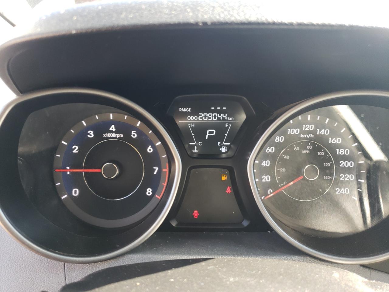 2013 Hyundai Elantra Gls VIN: 5NPDH4AEXDH174176 Lot: 81943075