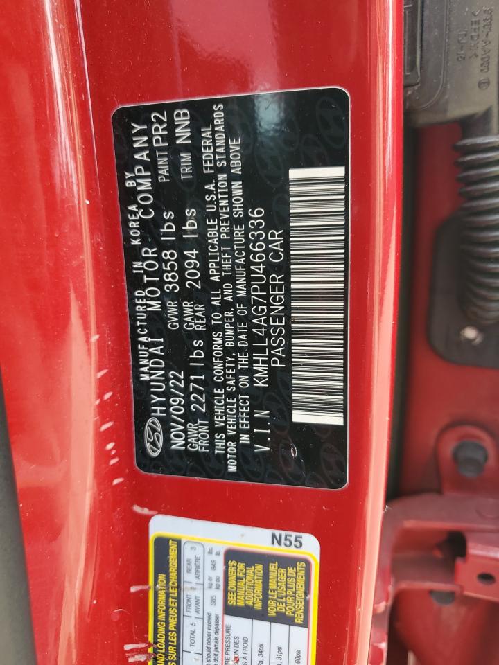 2023 Hyundai Elantra Se VIN: KMHLL4AG7PU466336 Lot: 83806905