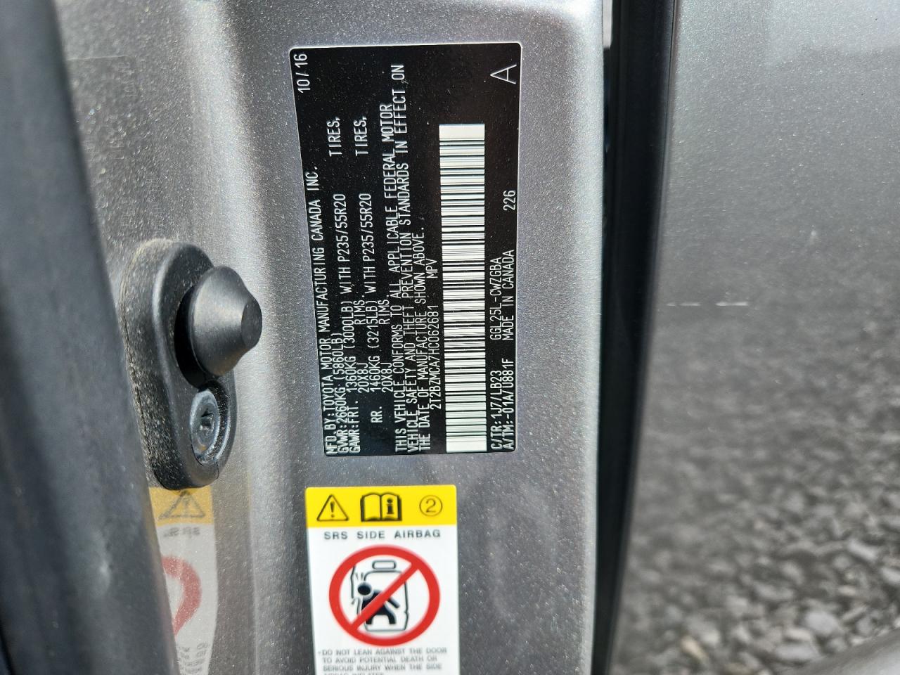 2009 Lexus Rx 350 Base VIN: 2T2BZMCA7HC062681 Lot: 84453005