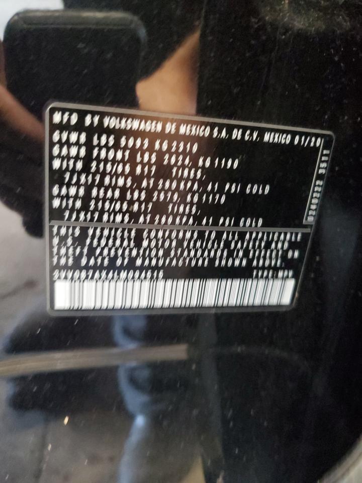 2020 Volkswagen Tiguan S VIN: 3VV0B7AX4LM094515 Lot: 80071845