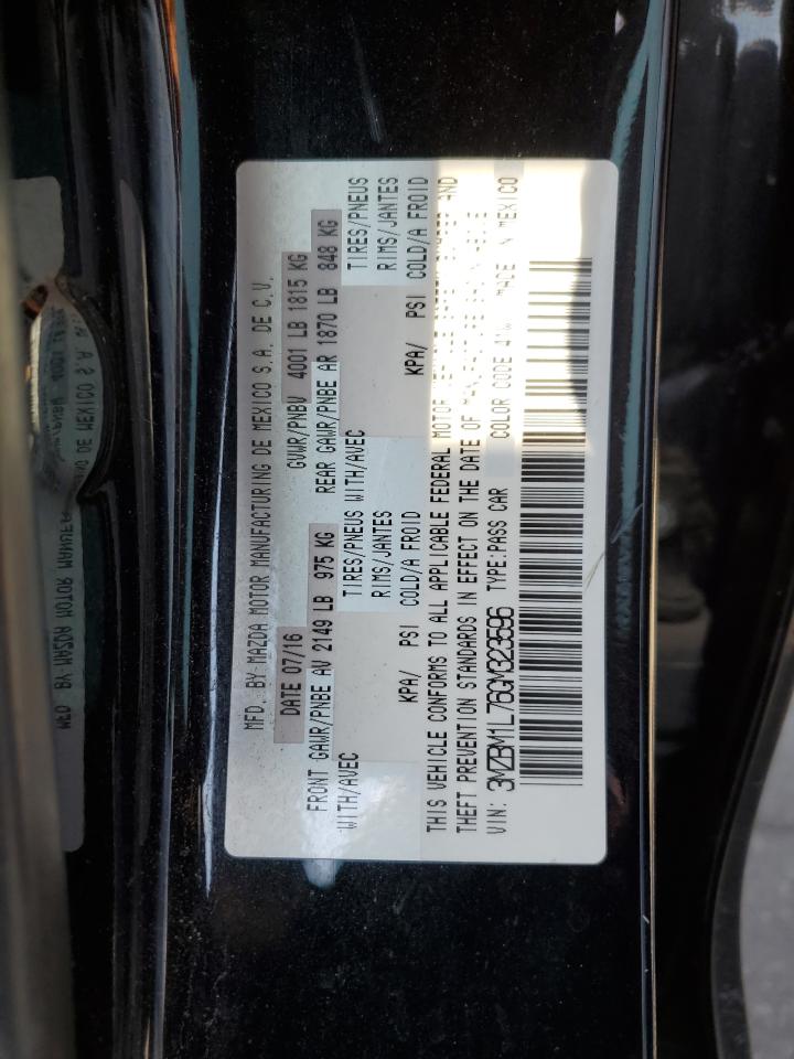 2016 Mazda 3 Touring VIN: 3MZBM1L76GM323596 Lot: 71710545
