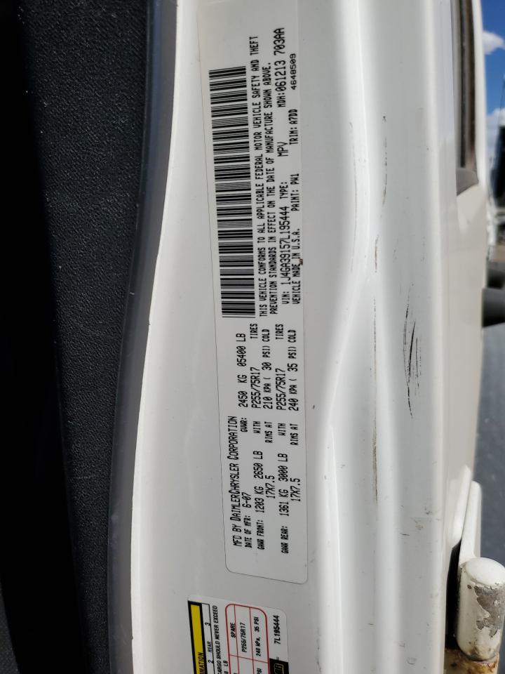 2007 Jeep Wrangler X VIN: 1J4GA39157L195444 Lot: 71504935