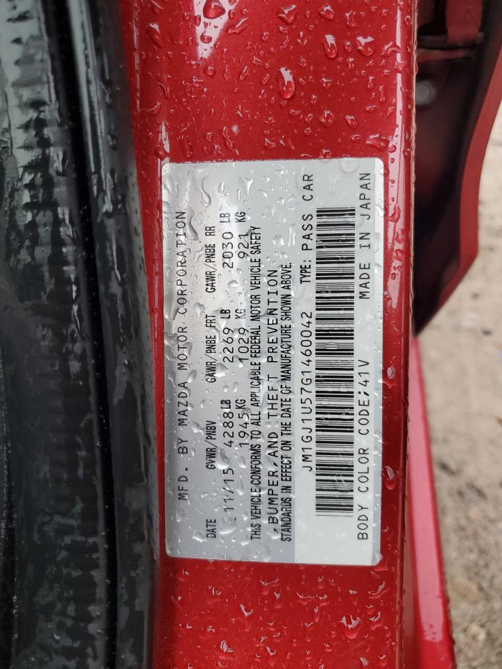 2016 Mazda 6 Sport VIN: JM1GJ1U57G1460042 Lot: 84003575