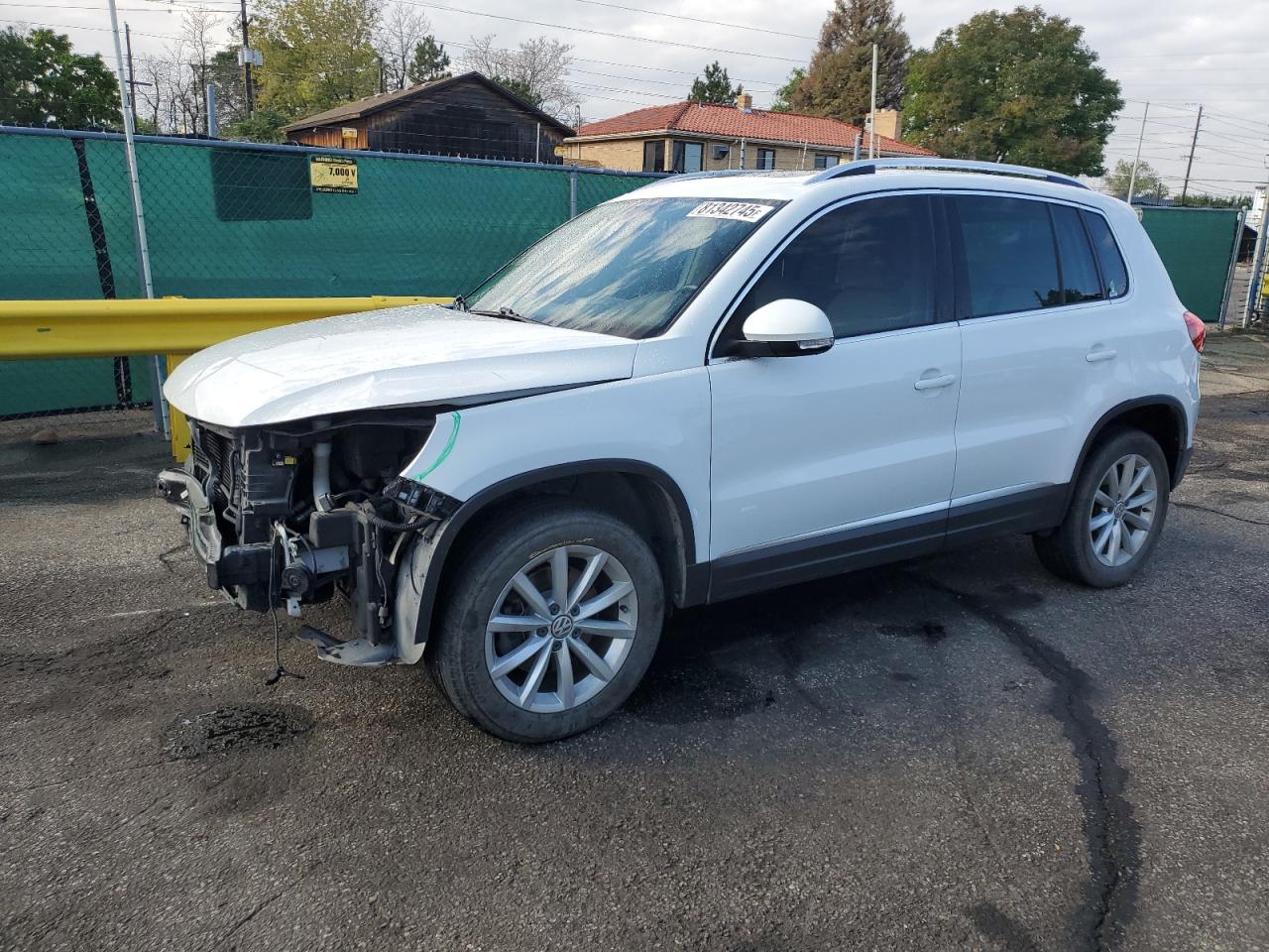 2017 Volkswagen Tiguan Wolfsburg white suv gasoline WVGSV7AX8HK010513 photo #1